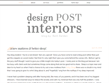 Tablet Screenshot of designpostinteriors.com